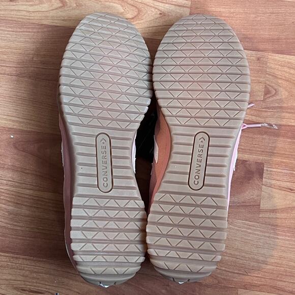 NEW Womens Size 9.5 Converse Run Star Trainer Flamingo Fade Egret Suede Sneaker - Picture 9 of 9